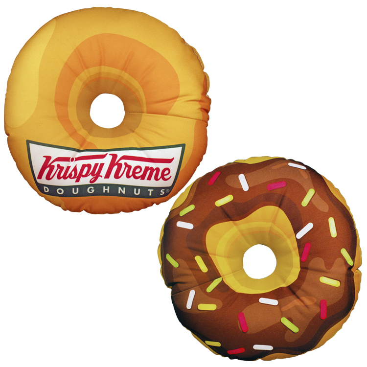 Donut Shaped Sublimated Pillow 2
