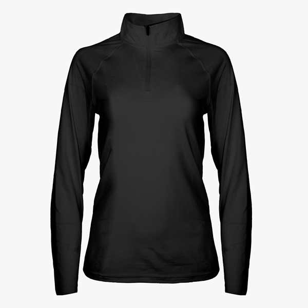 #V256 / Velvet Jersey Women's 1/4 Zip 1