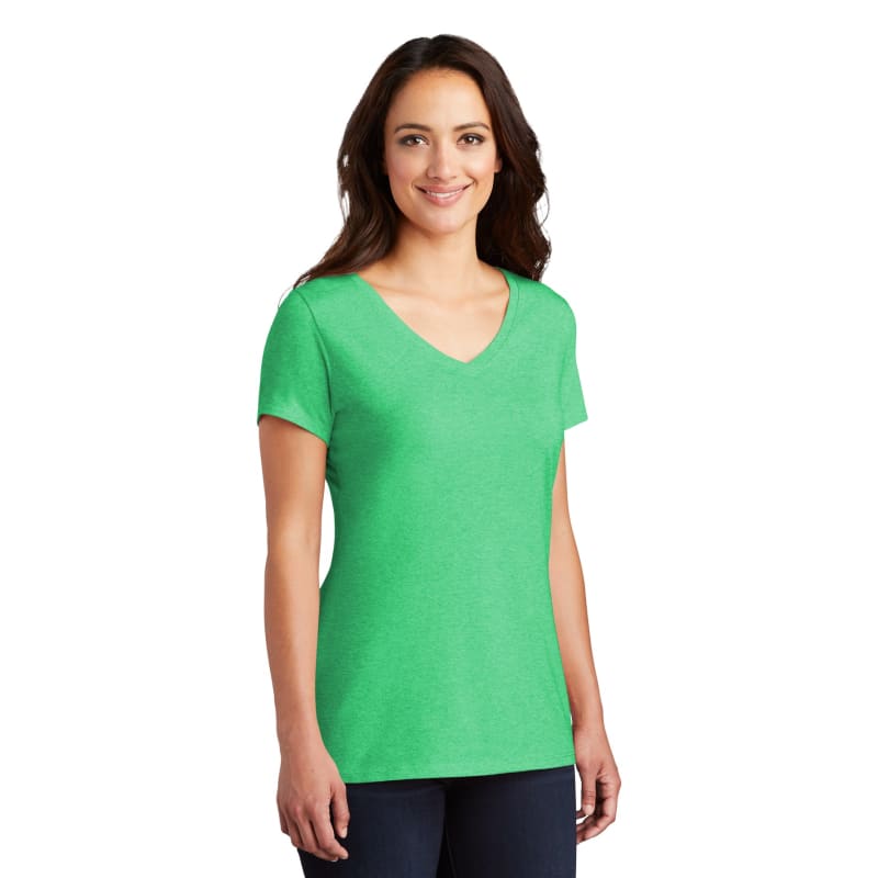 District Women's Perfect Tri V-Neck Tee. 76