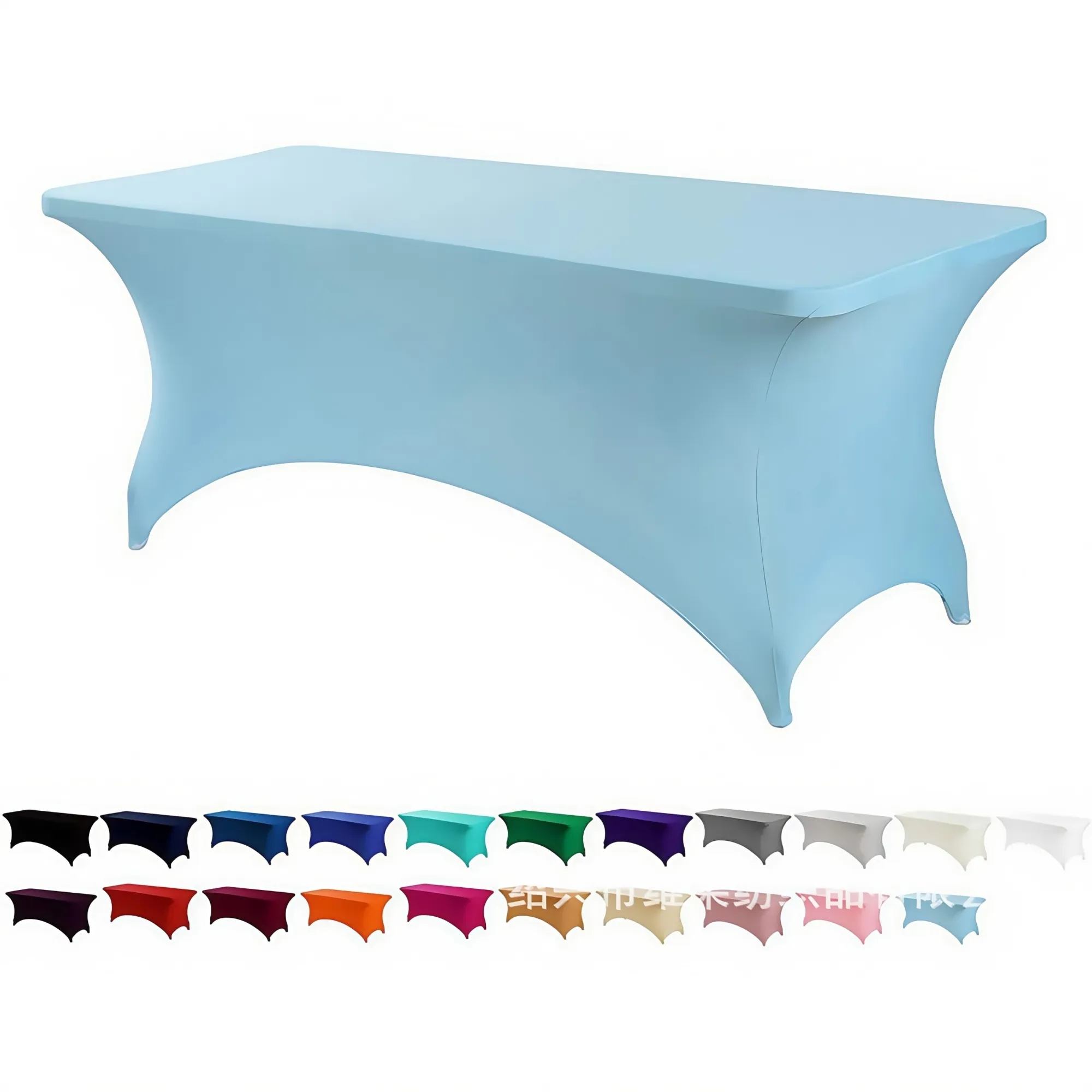 6FT Elastic Fitted Tablecloth 7