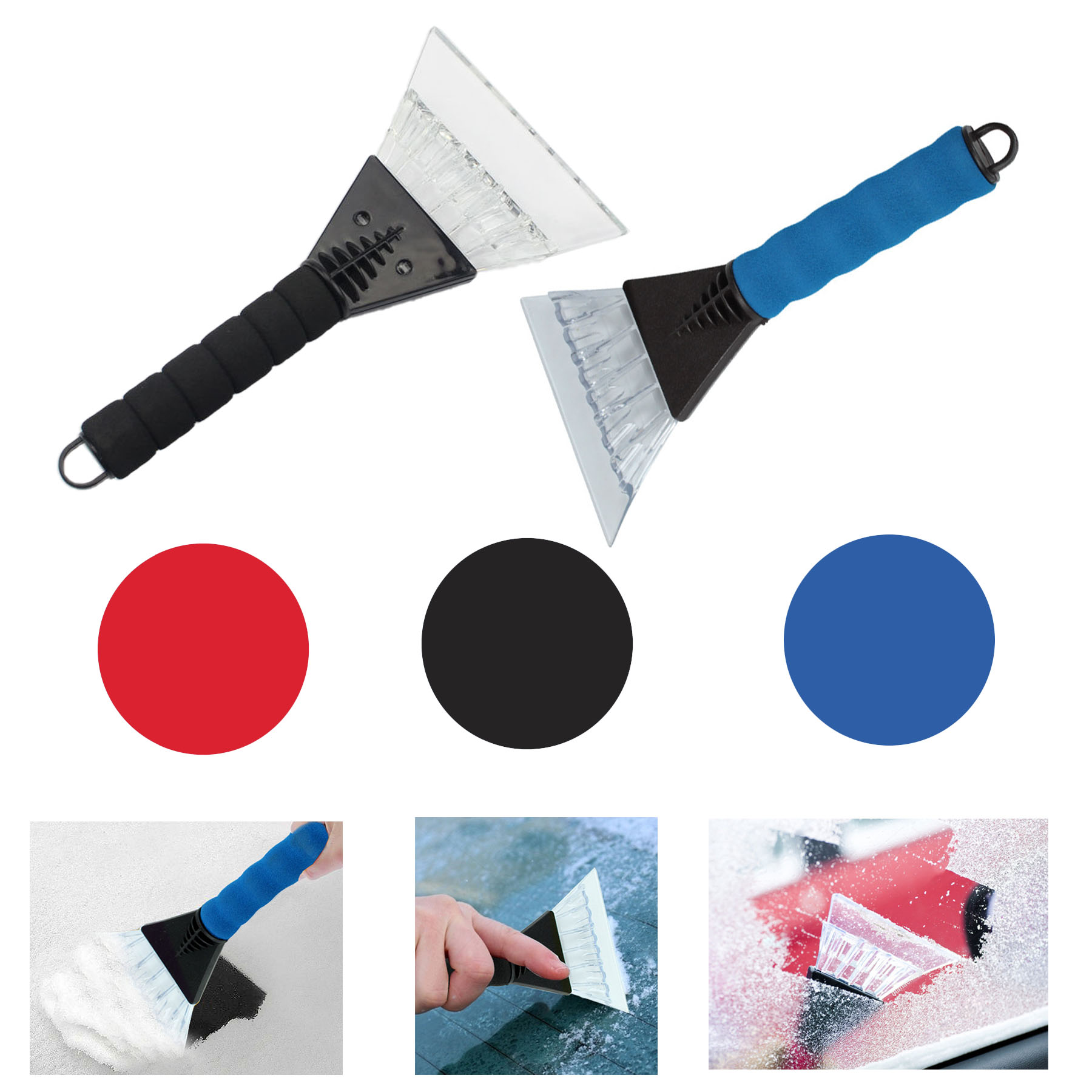 Foam Handle Ice And Snow Scrapers 2