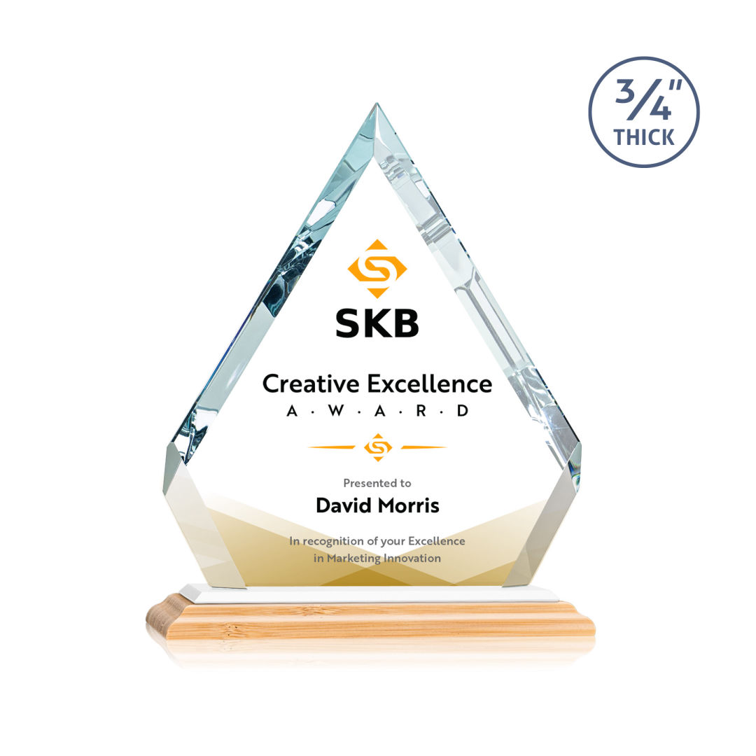 Apex VividPrint™ Award - Bamboo/White 2