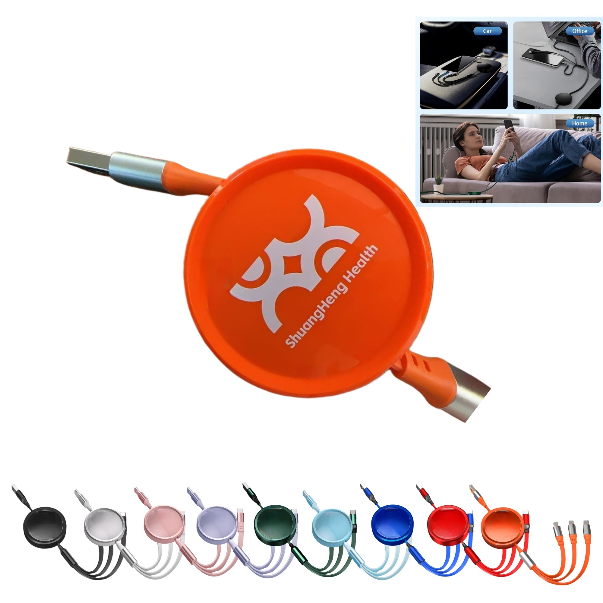 3 in 1 Retractable Charging Cable 7
