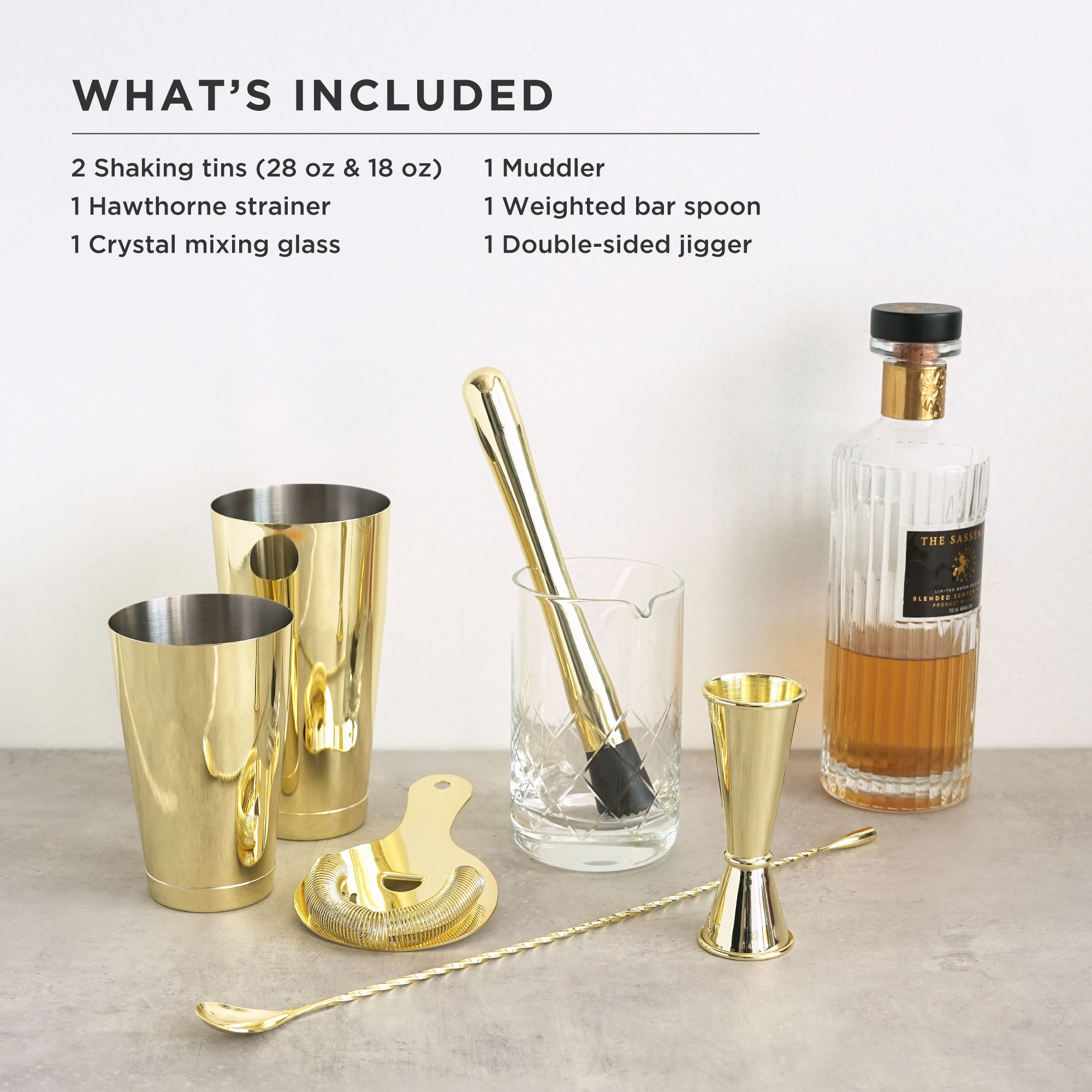 Viski® 7- Piece Bar Essentials Set 15