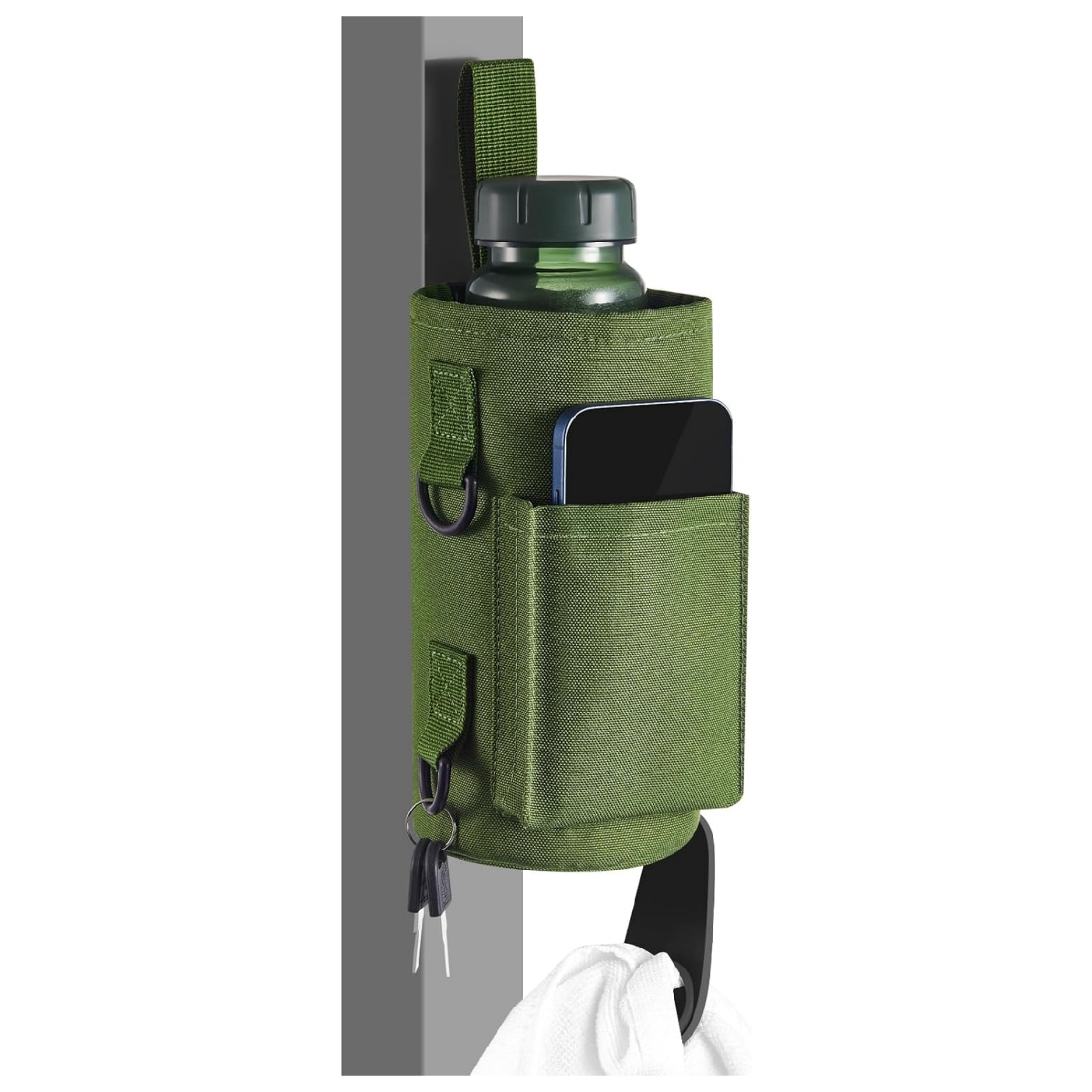 Magnetic Water Bottle Holder Gym Carrier Bag 8