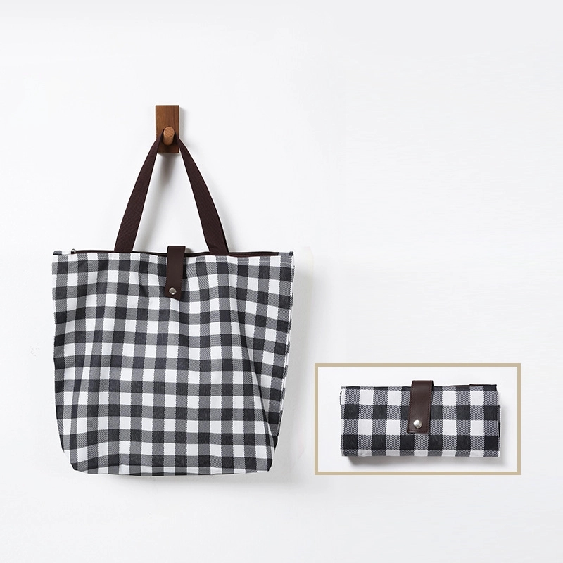 Custom Folding Oxford Fabric Shopping Bag, custom tote bag with logo imprint 4