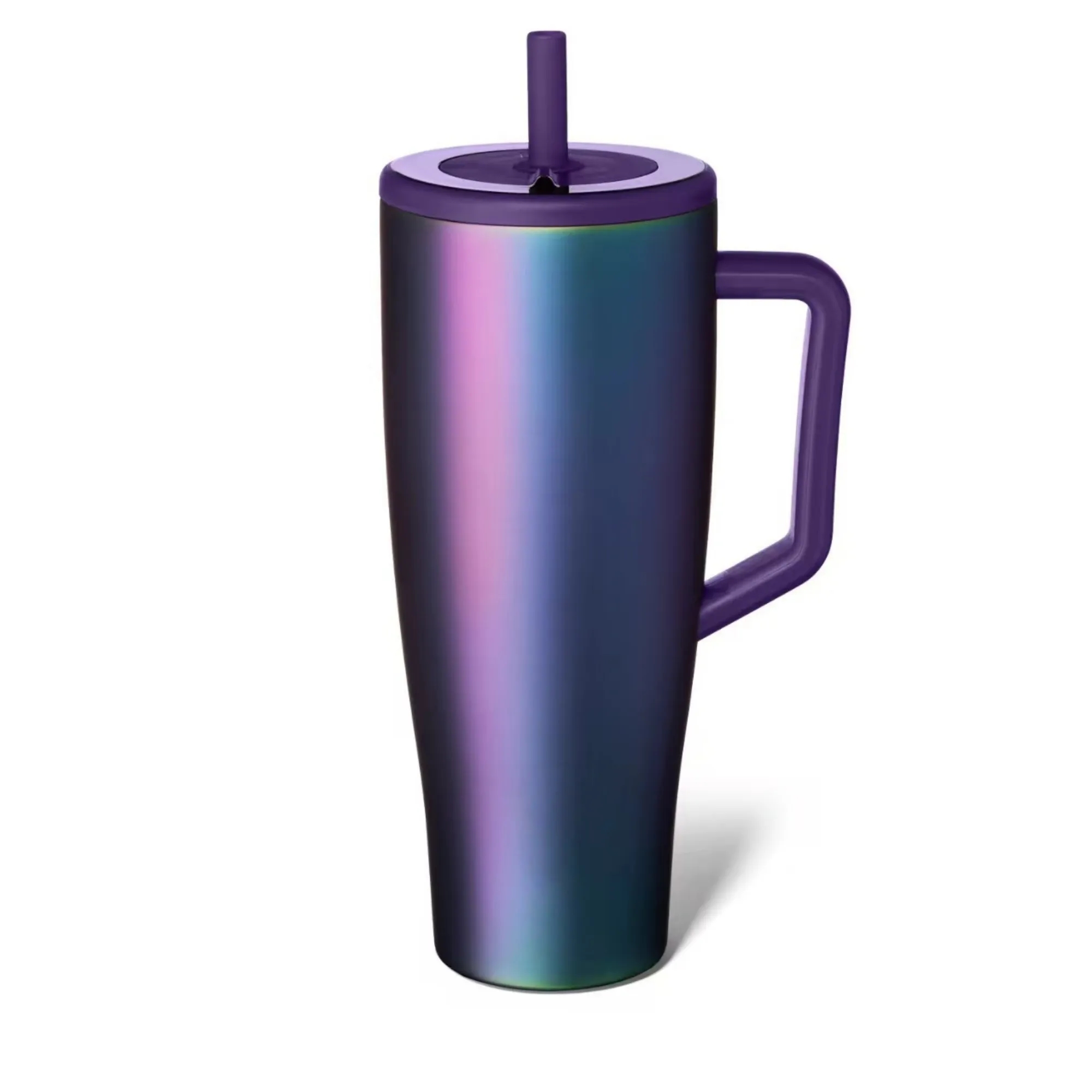 40oz Stainless Steel Straw Tumbler With Handle 11
