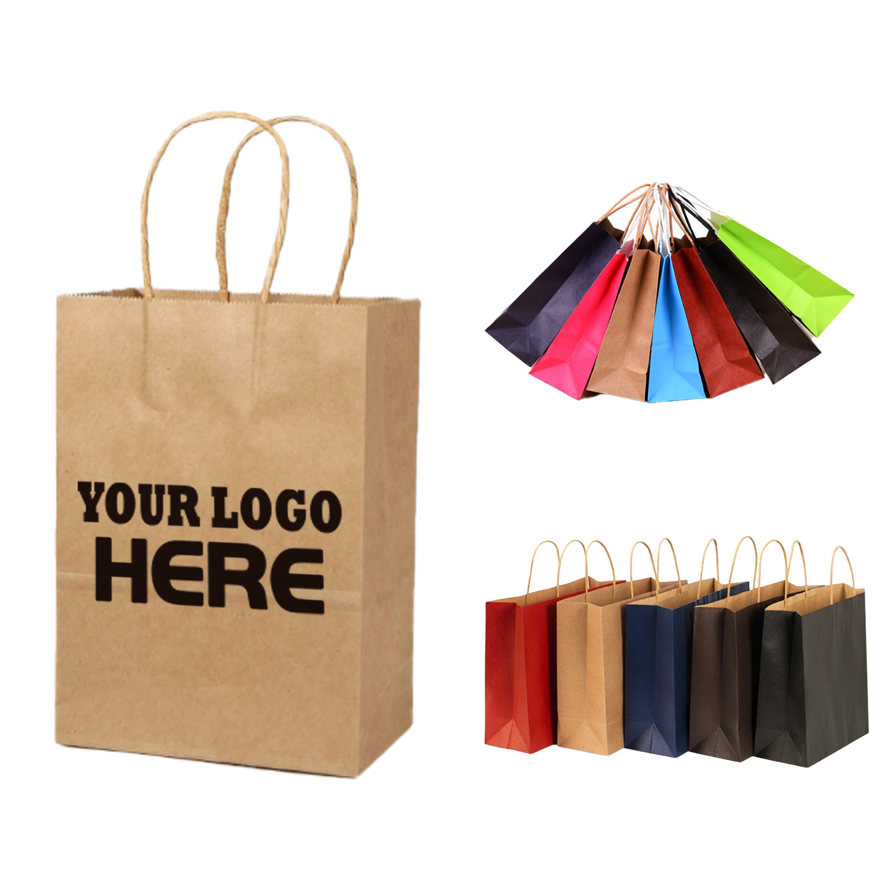 Custom Paper Shopper Bags 2