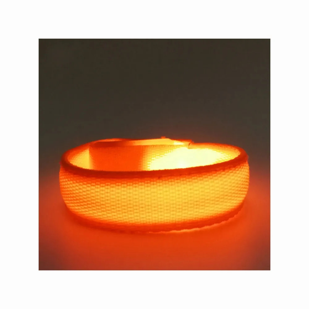 Glowing LED Safety Wristband Bracelets 4