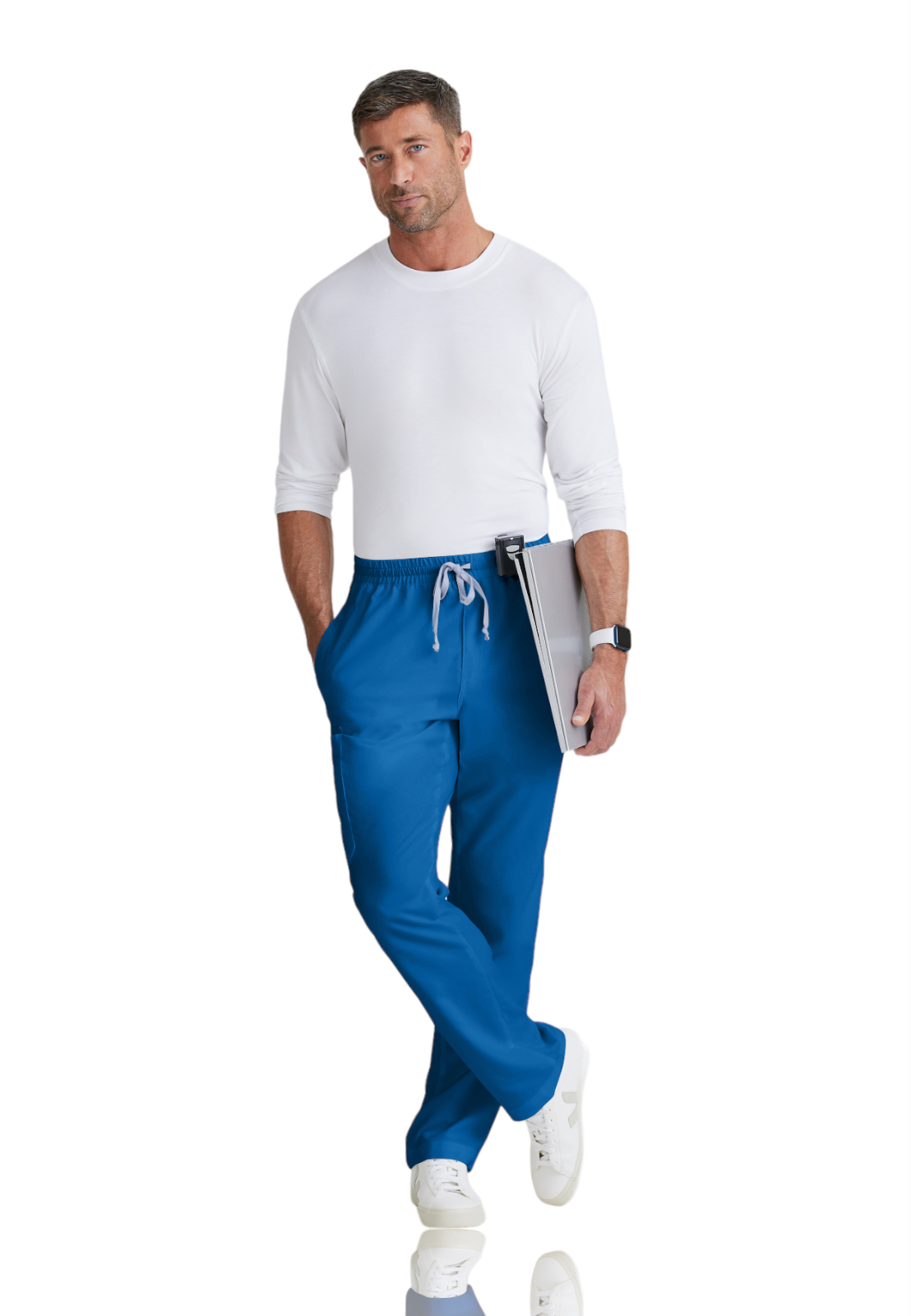 Grey's Anatomy Classic - Men's Five-Pocket Zip-Fly Evan Scrub Pant 10