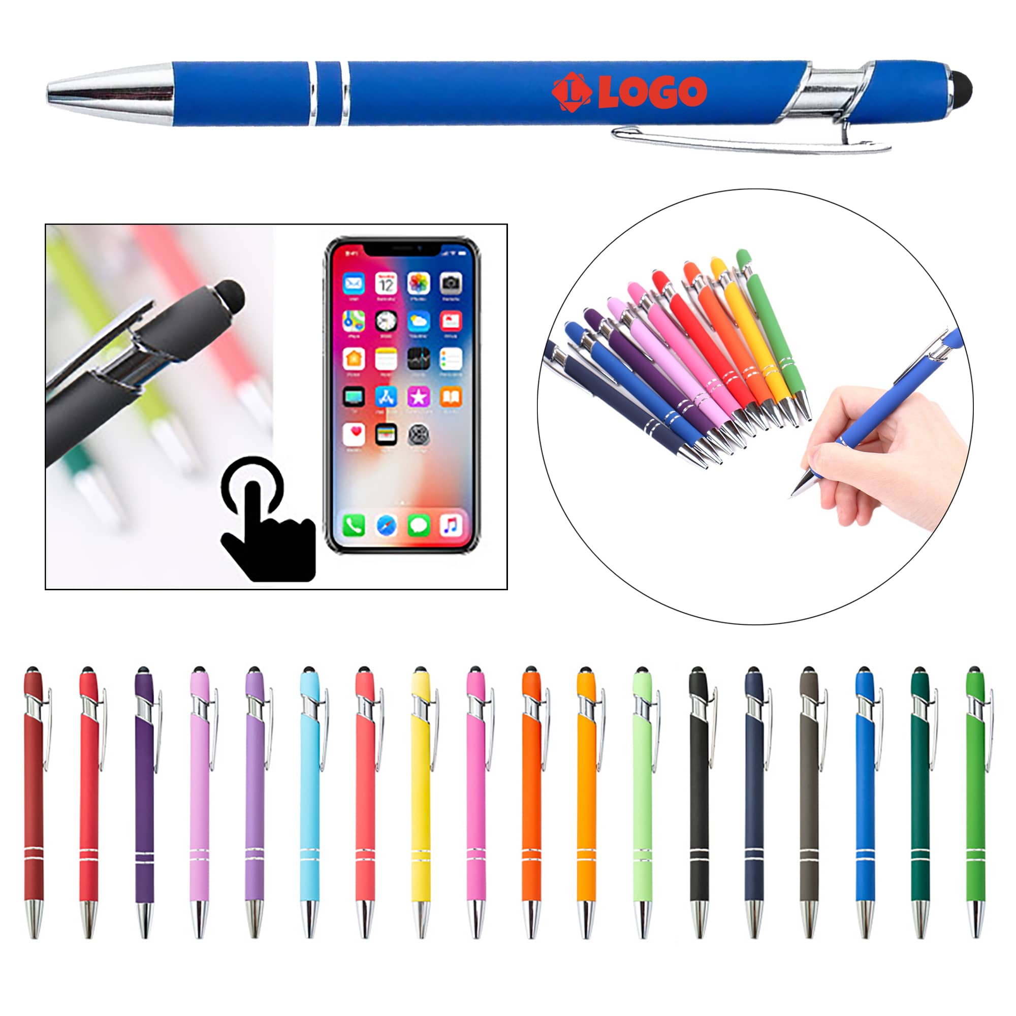 Ballpoint Pen with Soft Touch Stylus 2
