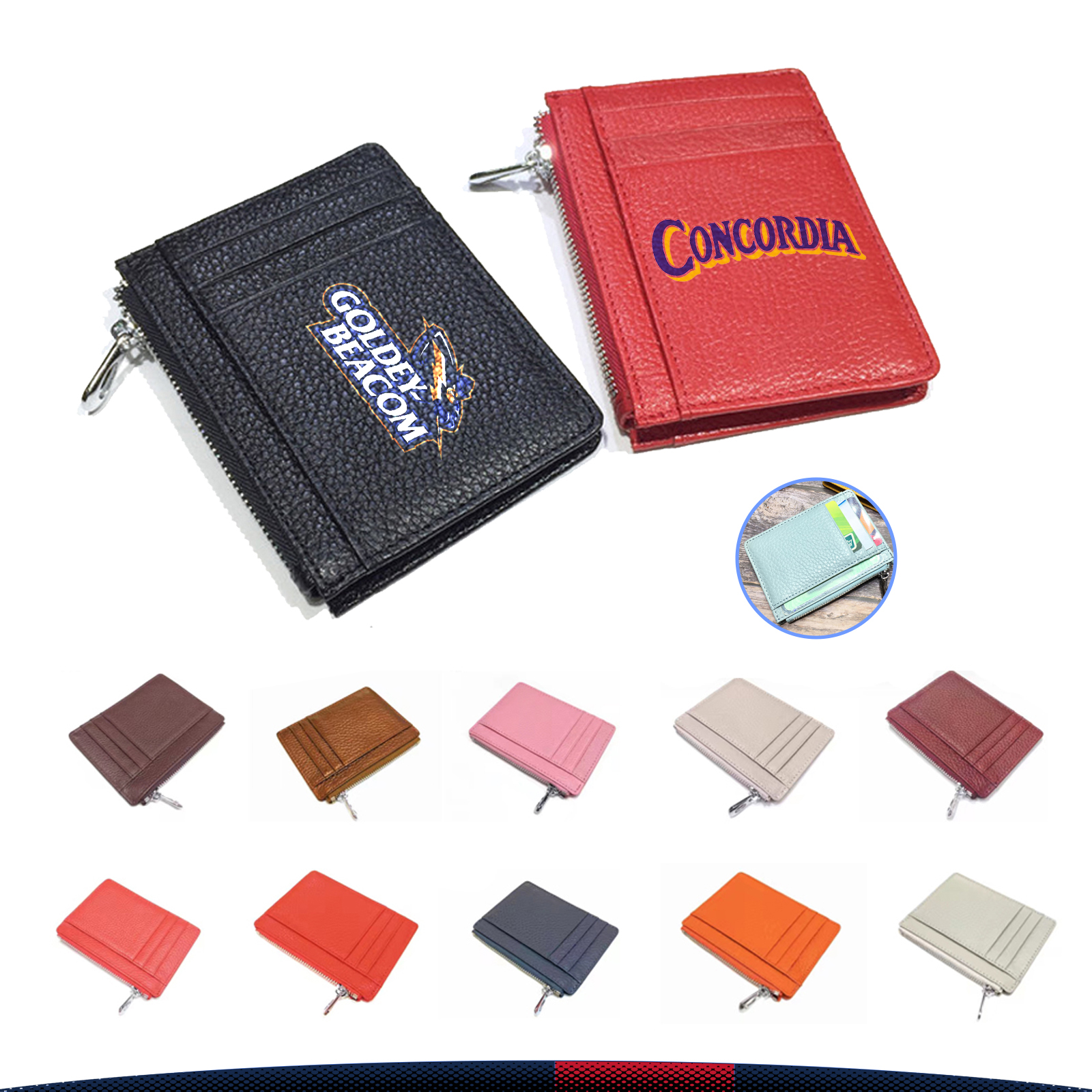 Hoolt Zipper Wallet Card Holder 4