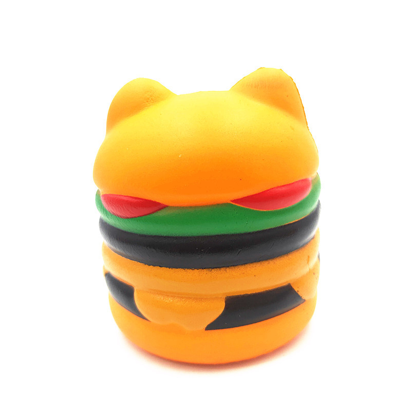 Squishy Hamburger Squeeze Toy Stress Reliever 3