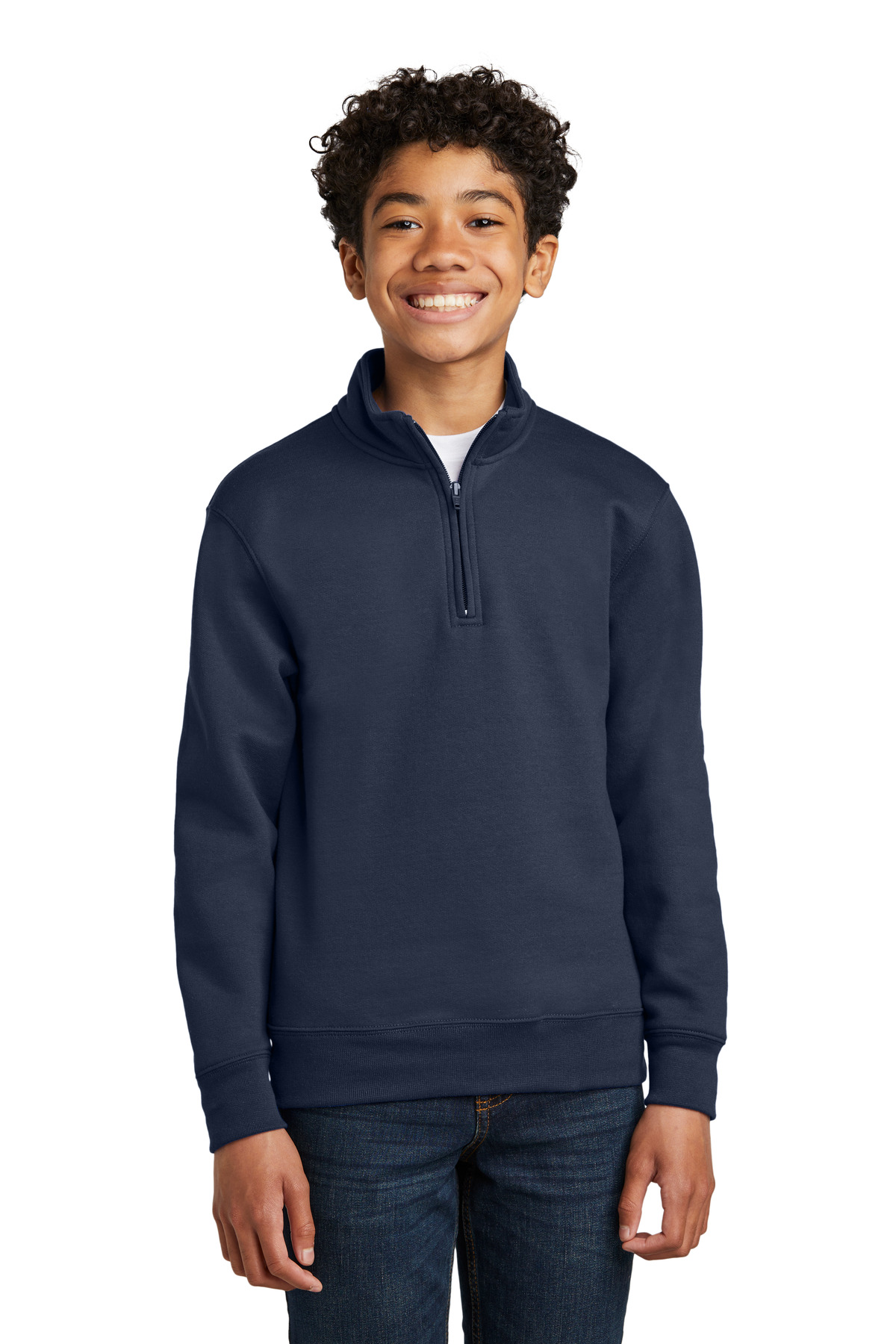 Port & Company® Youth Core Fleece 1/4-Zip Pullover Sweatshirt 23