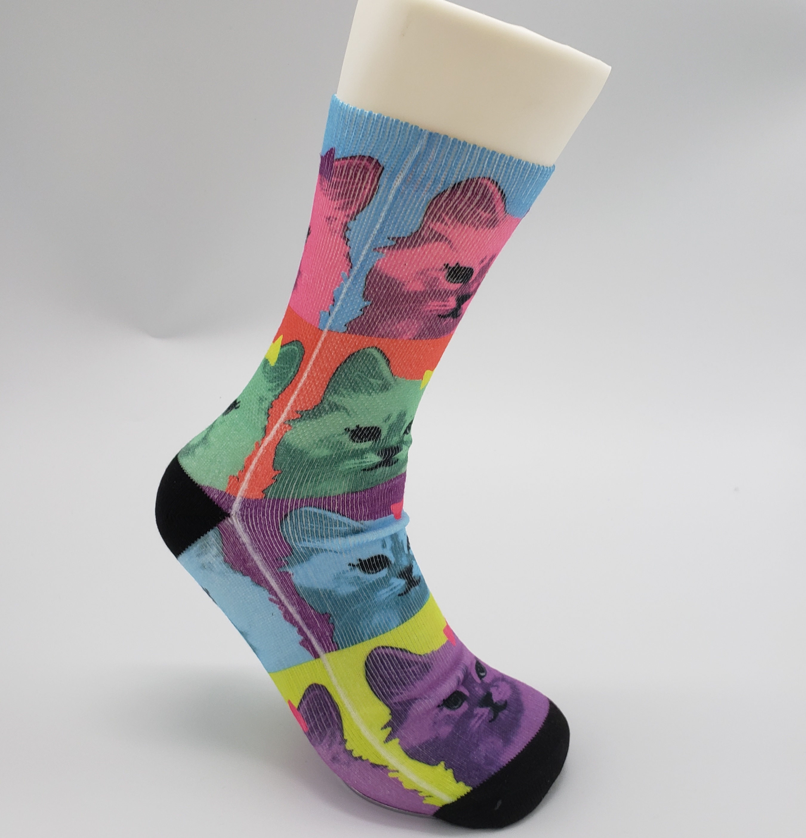 Affordable Dye Sublimation Athletic Crew Cushion socks 2