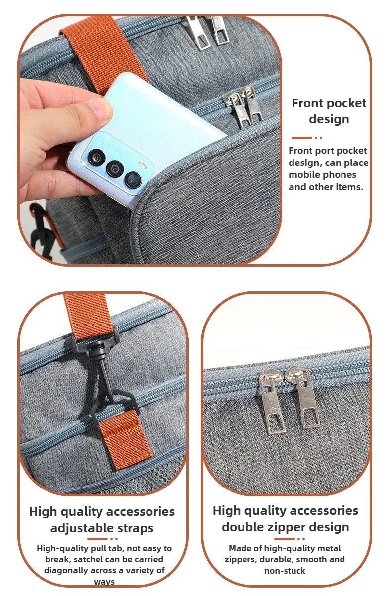Insulated Picnic Cooler Tote with Shoulder Strap 2