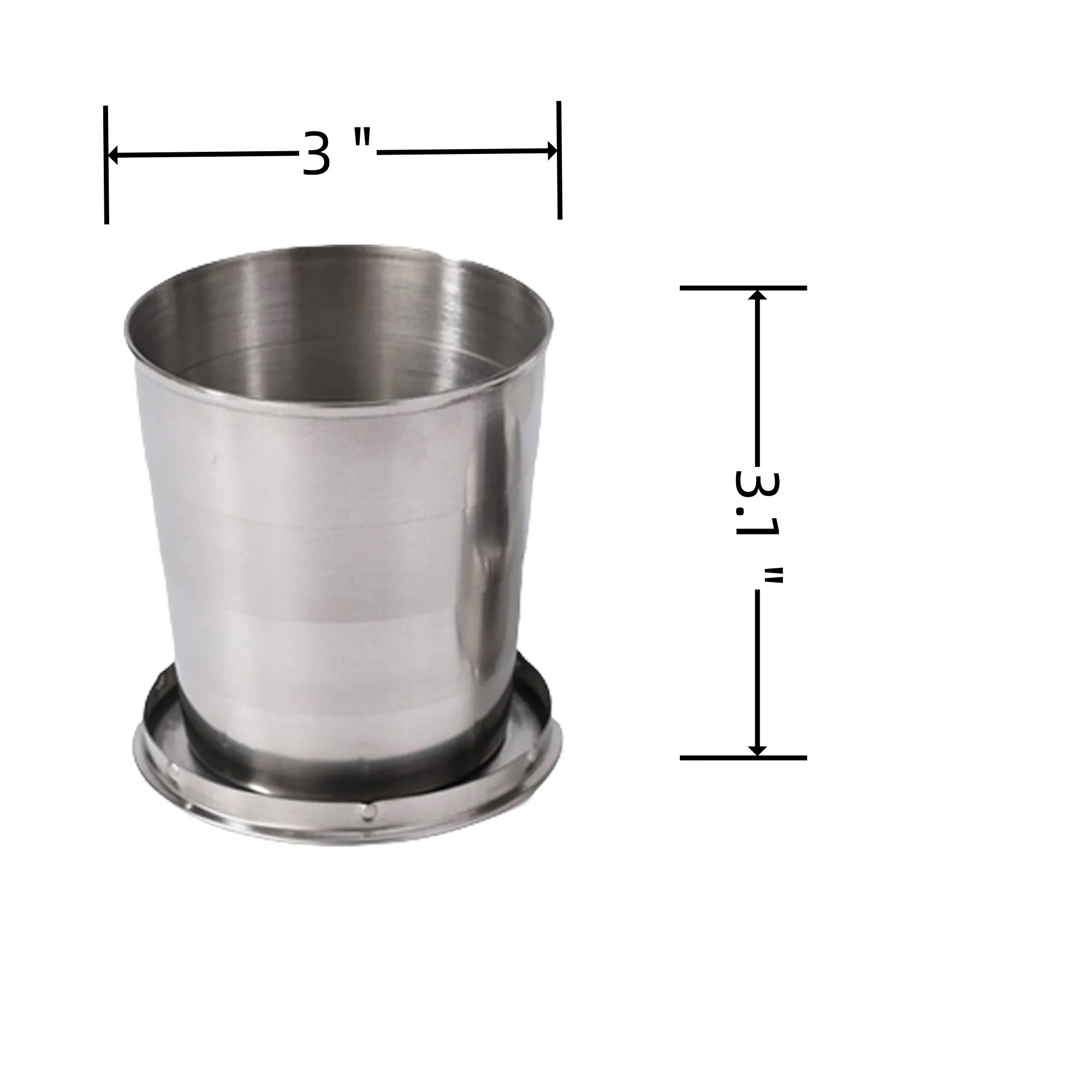 9zoz Collapsible Stainless Steel Mug MOQ20 2