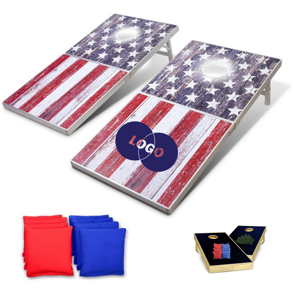 Patriotic USA Flag Bean Bag Toss Game 2