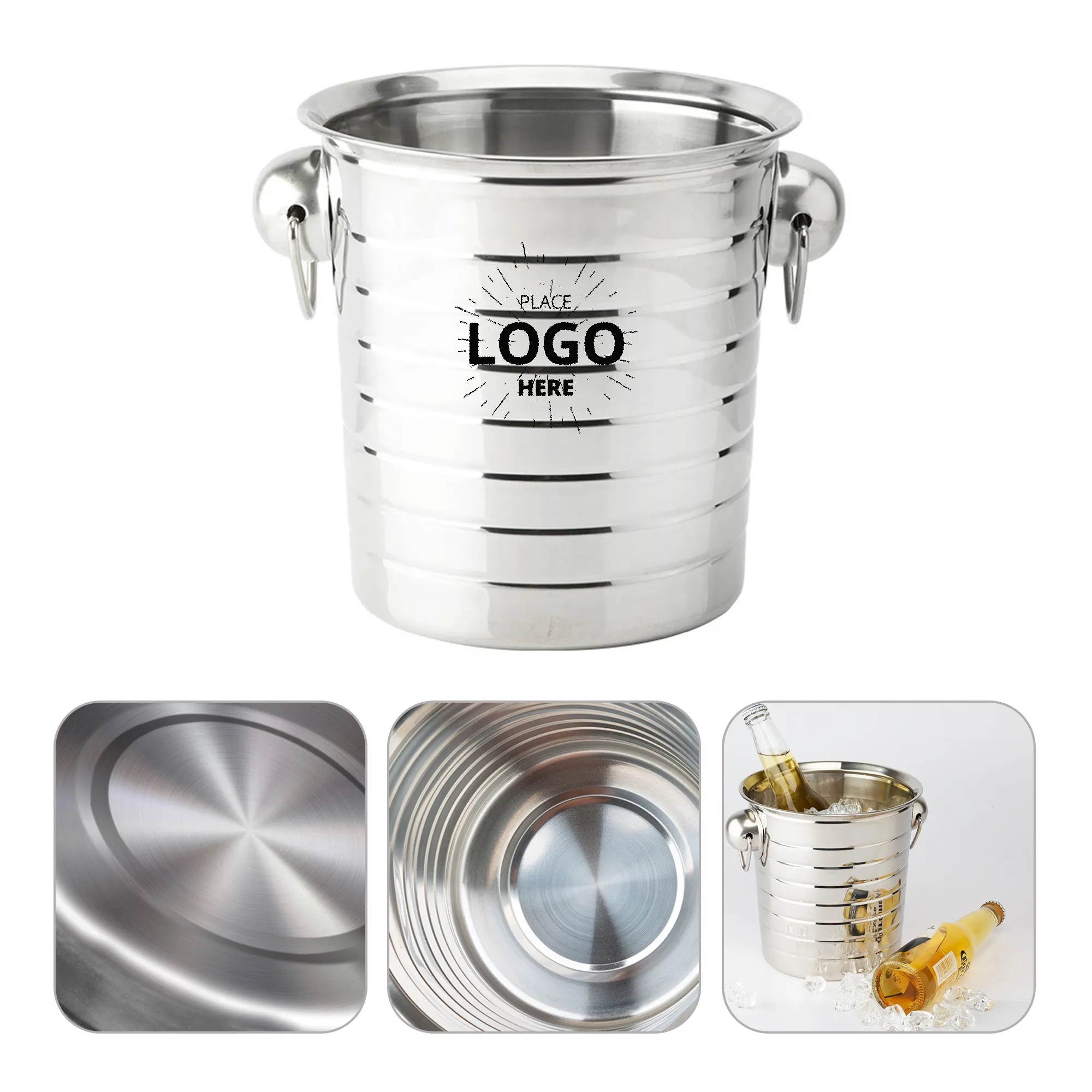Stainless Steel Ice Buckets 2