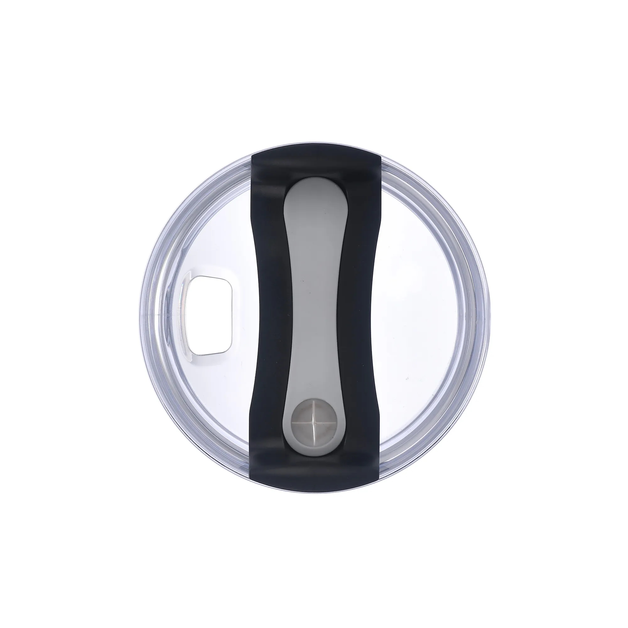 30oz. Dual Wall Stainless Steel & PP Tumbler with Clear Lid 9