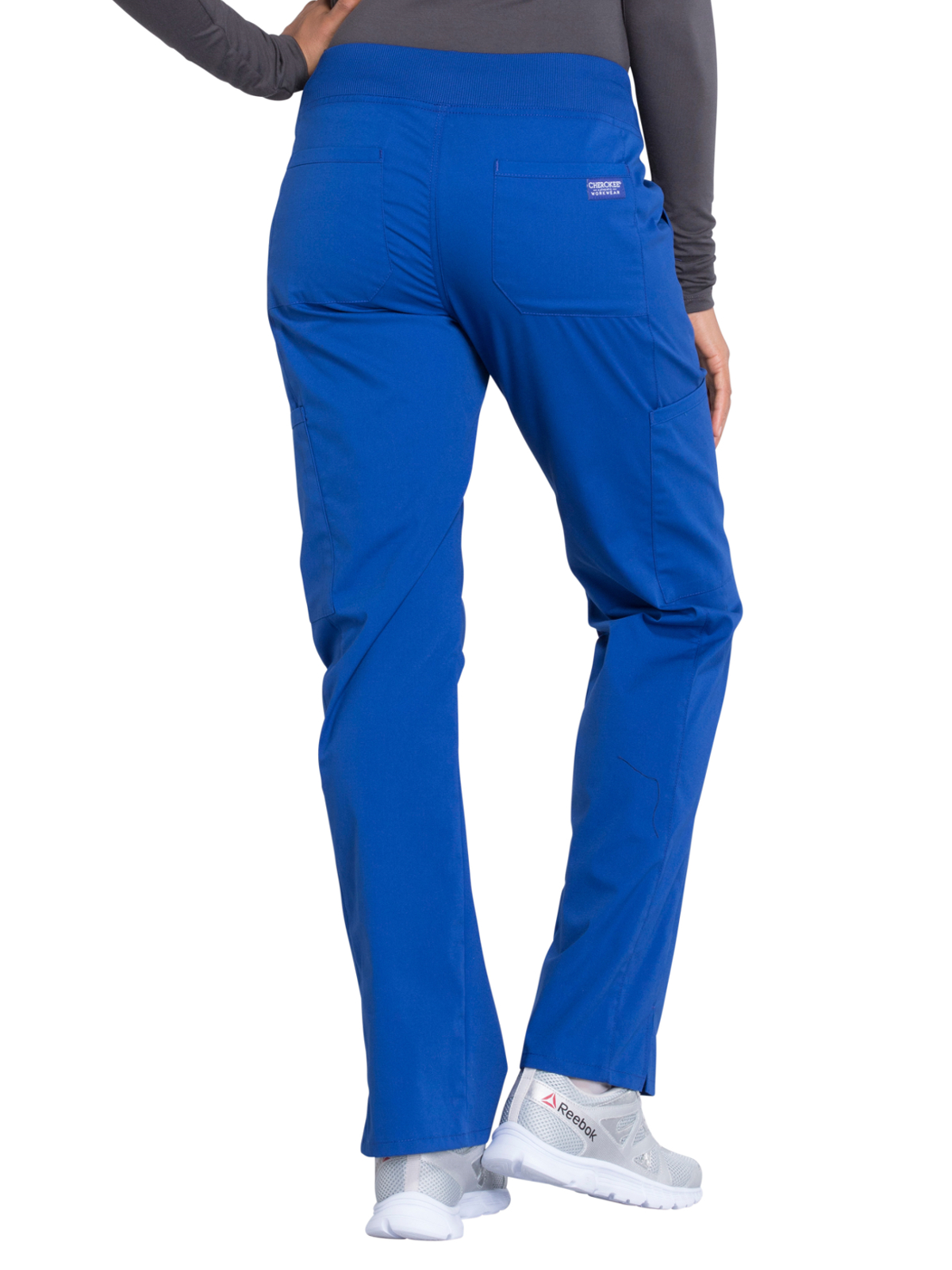 Cherokee - Workwear Professionals - Mid Rise Straight Leg Pull-on Cargo Pant 4
