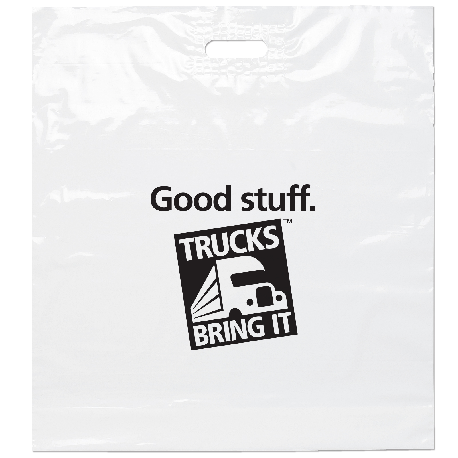 Die Cut Handle Bag - 22W x 24H x 5 - Flexo Ink Print