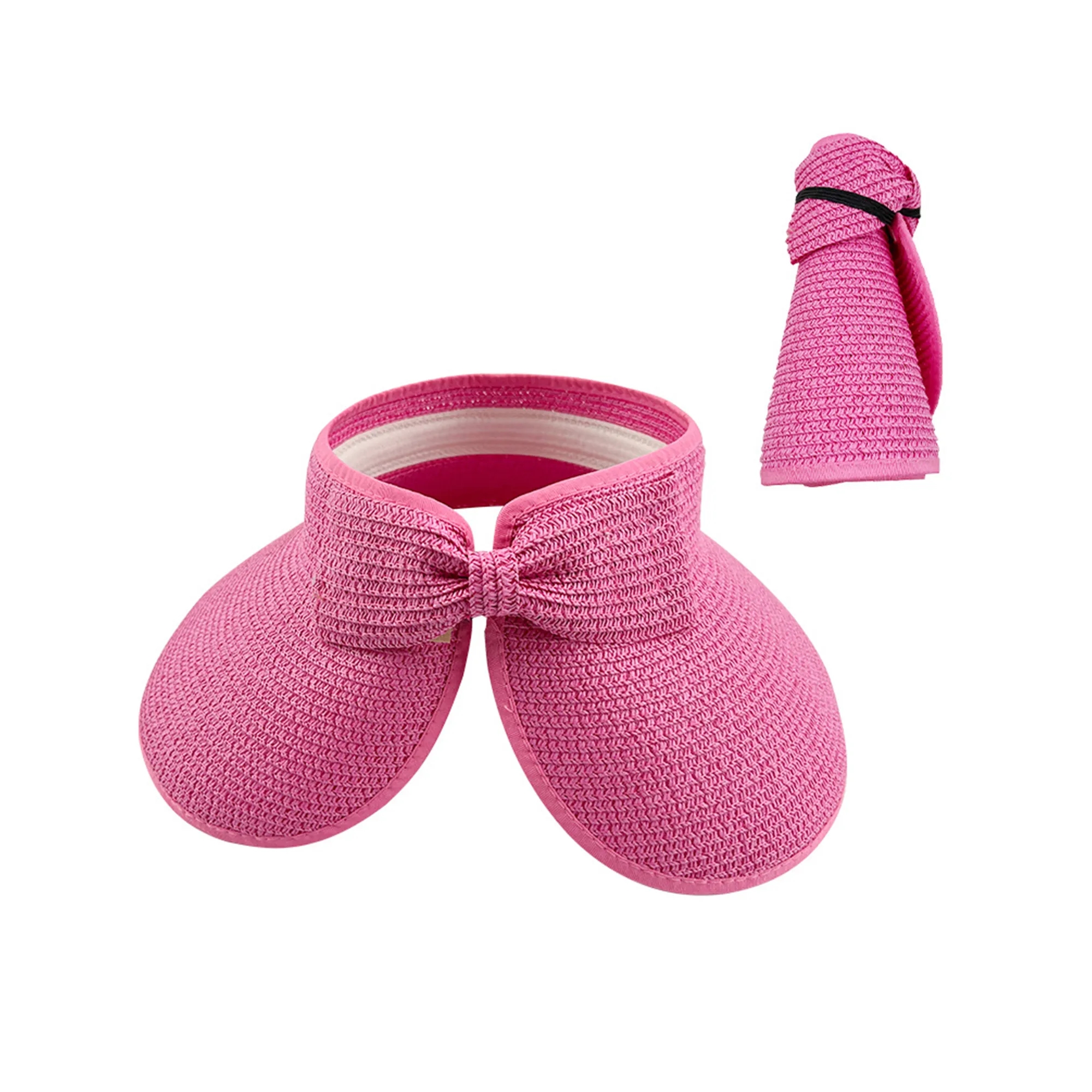 Foldable Beach Sun Straw Hat Outdoor Caps 8