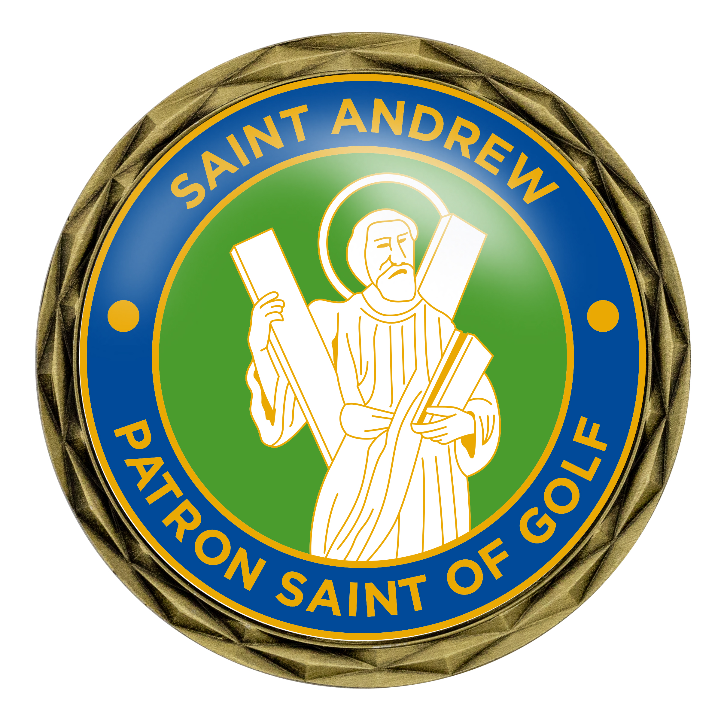 3" Speed Medal Wreath Border (2-Sided)