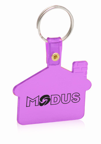 House Shaped Soft Key Tags 24