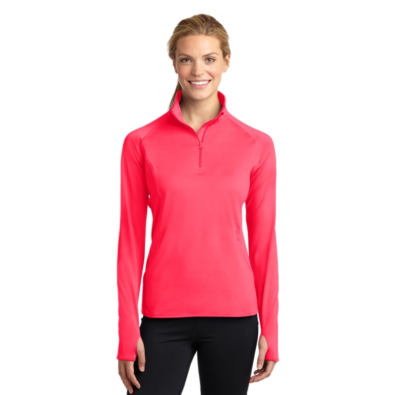 Sport-Tek Women's Sport-Wick Stretch 1/4-Zip Pullover. 56