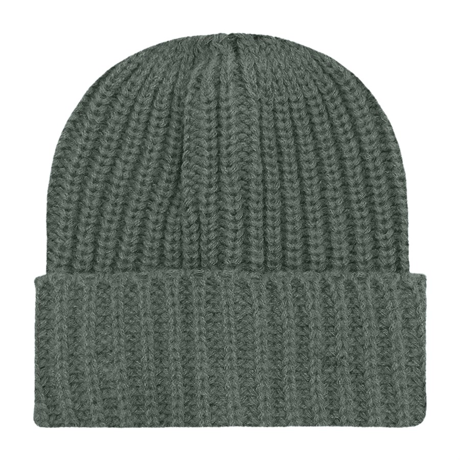 Chunky Ribbed Cuffed Beanie with Custom Logo - 100% Acrylic 62