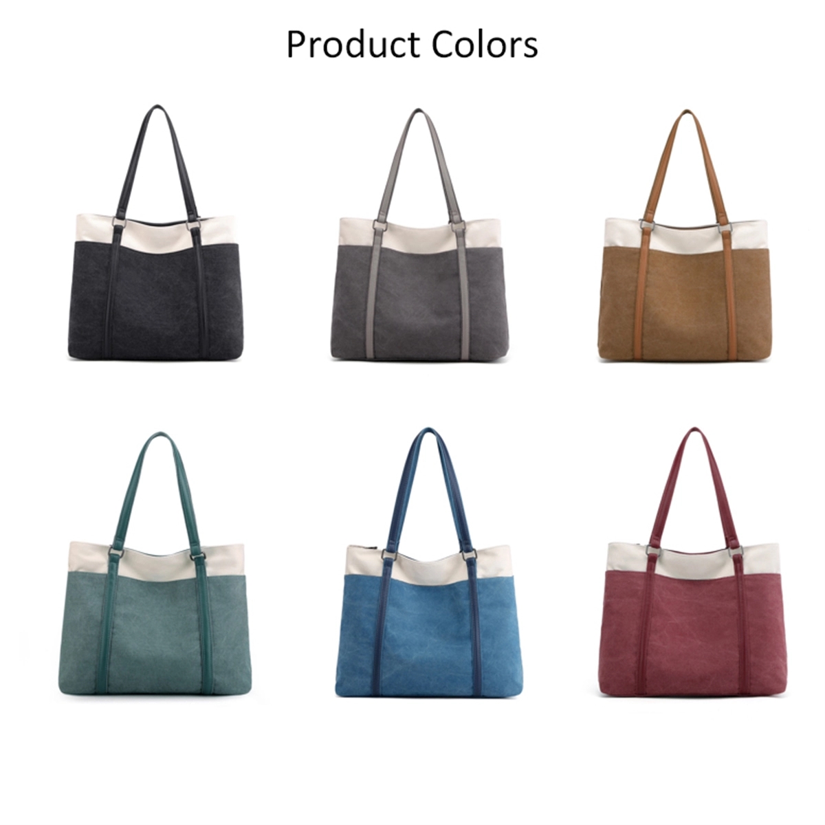Women Laptop Tote Bag For Work 15.6 Inch Handbag 5