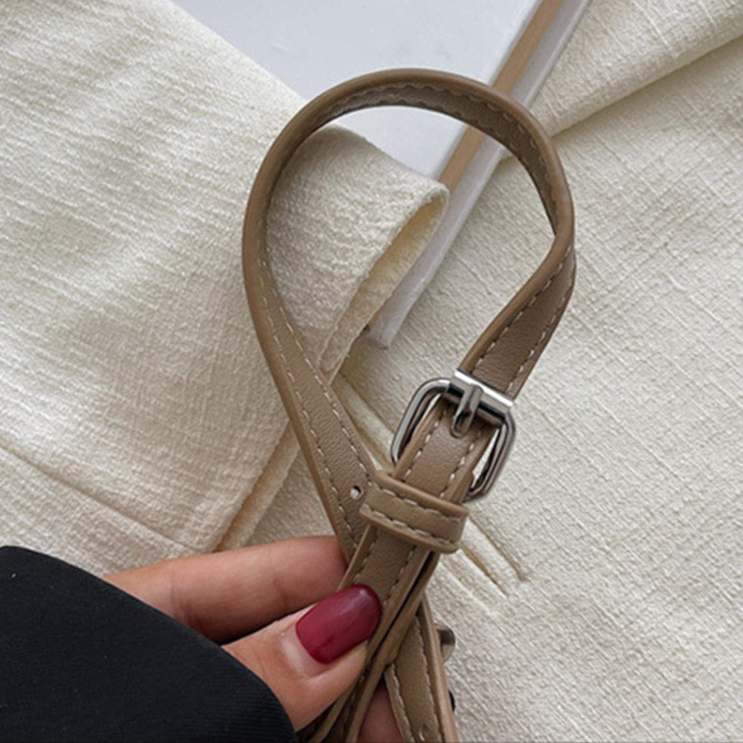 PU Leather Vintage Crossbody Tote Bag 6