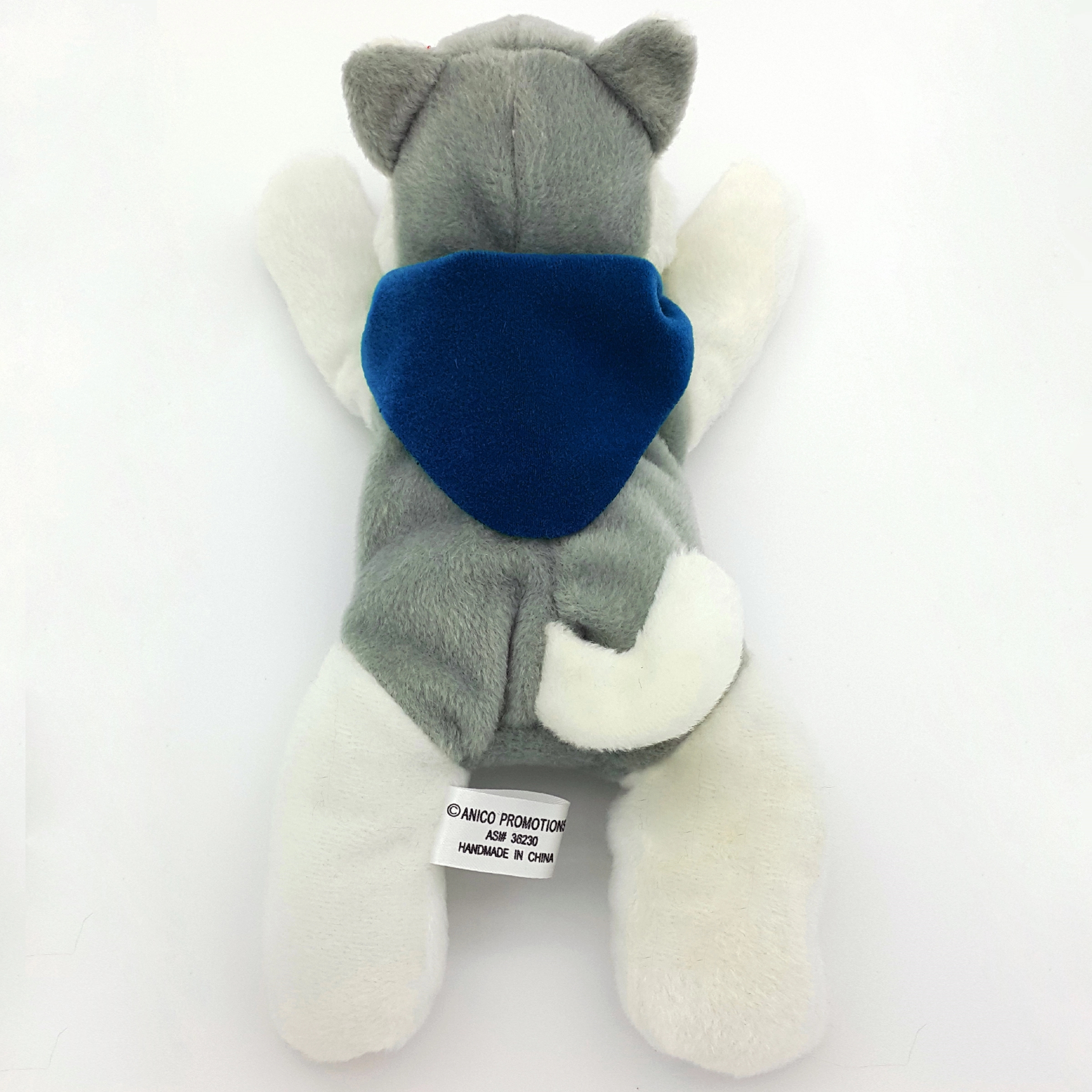 8" Laying Down Beanie Husky 18