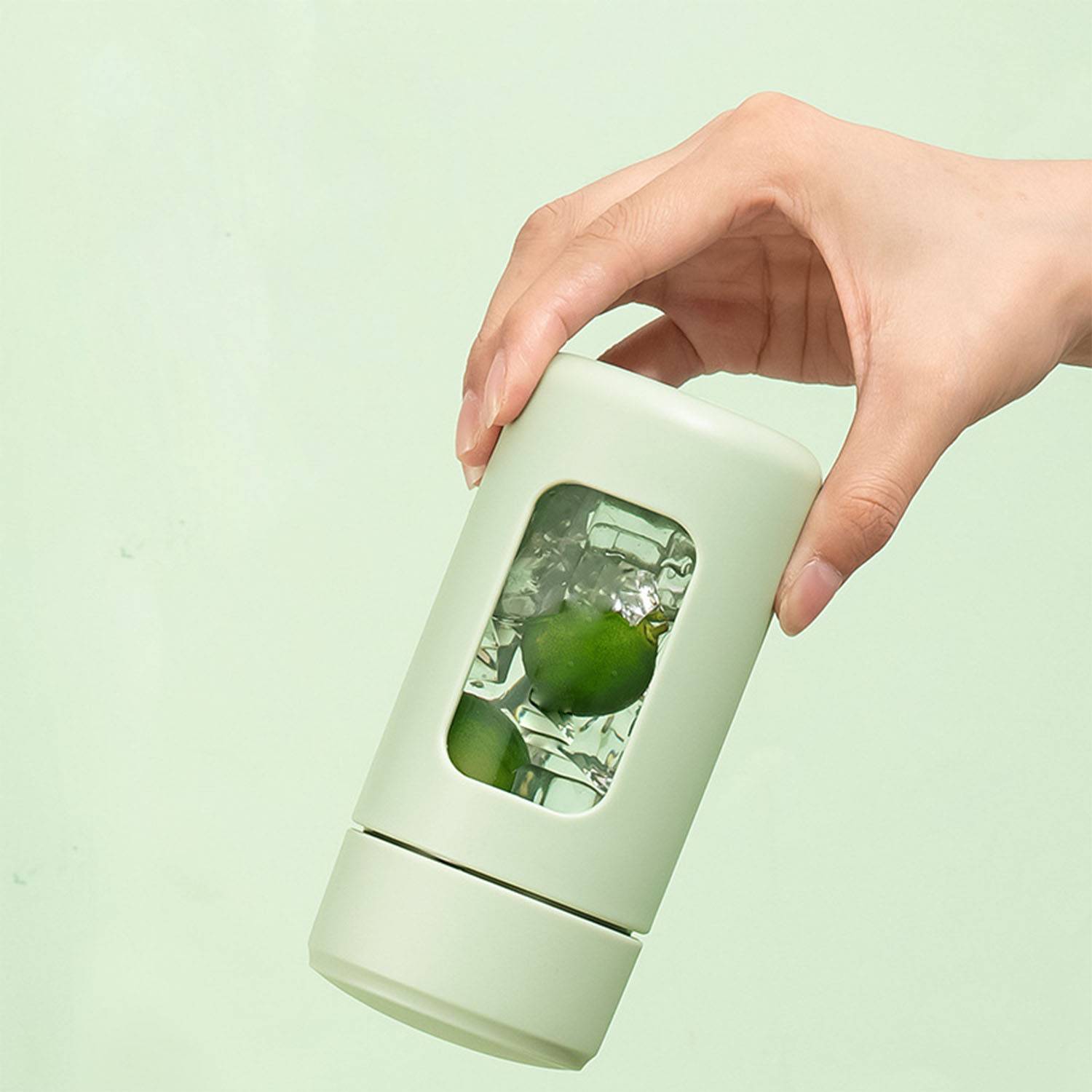 8.5oz Portable office and household glass cups 6