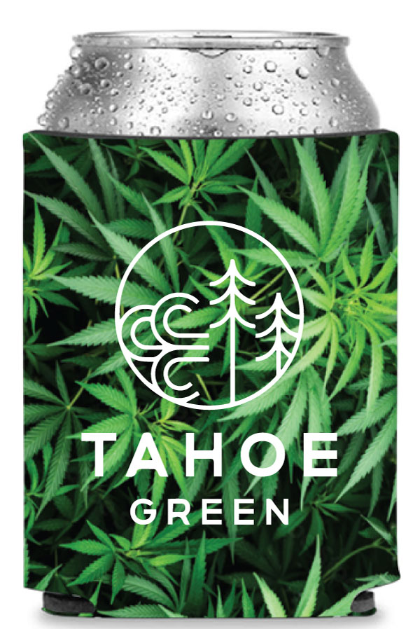Collapsible Premium Foam Cannabis Can Cooler - Full Color Sublimation, custom koozie with logo imprint 2