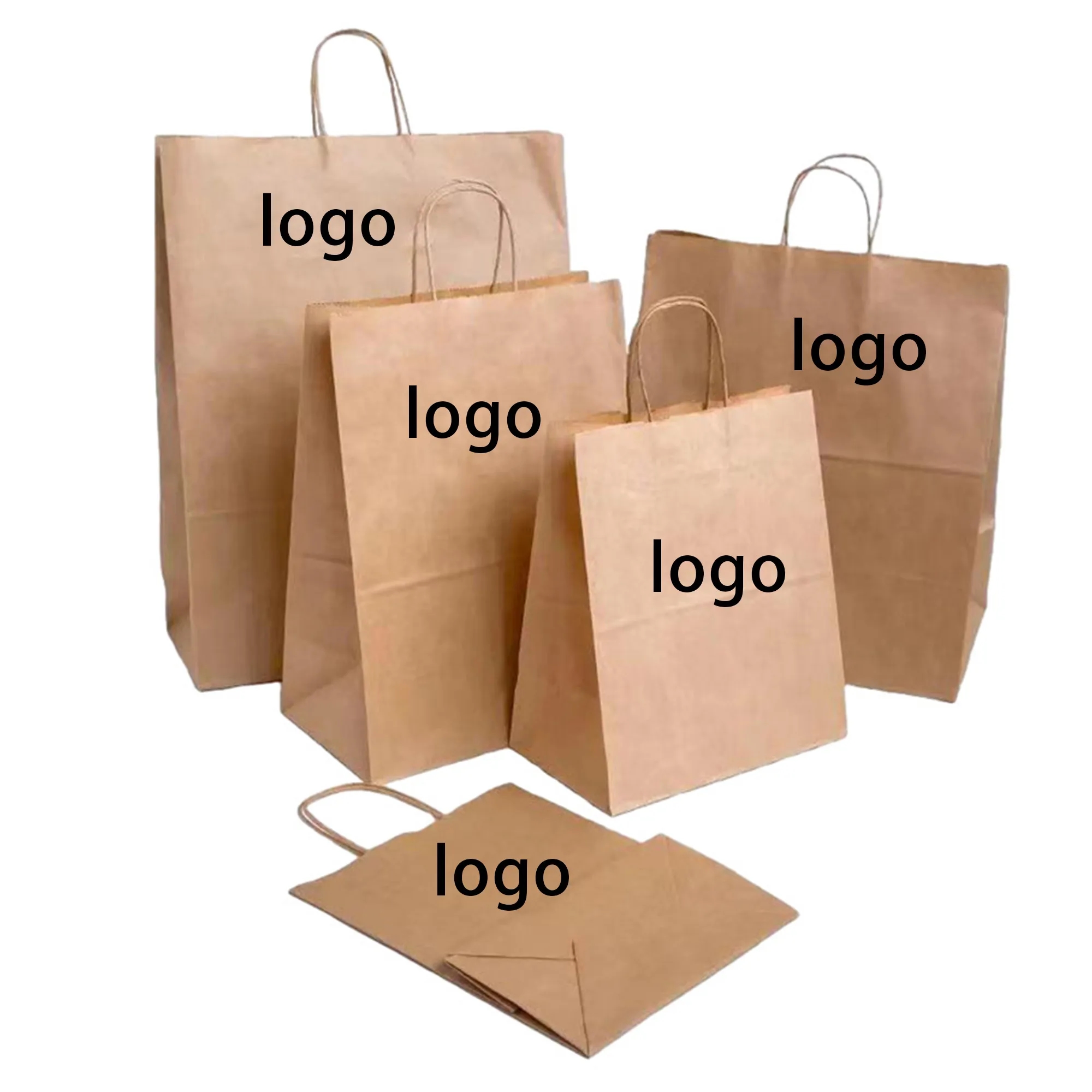 Custom Environmental Kraft Paper Bag 4