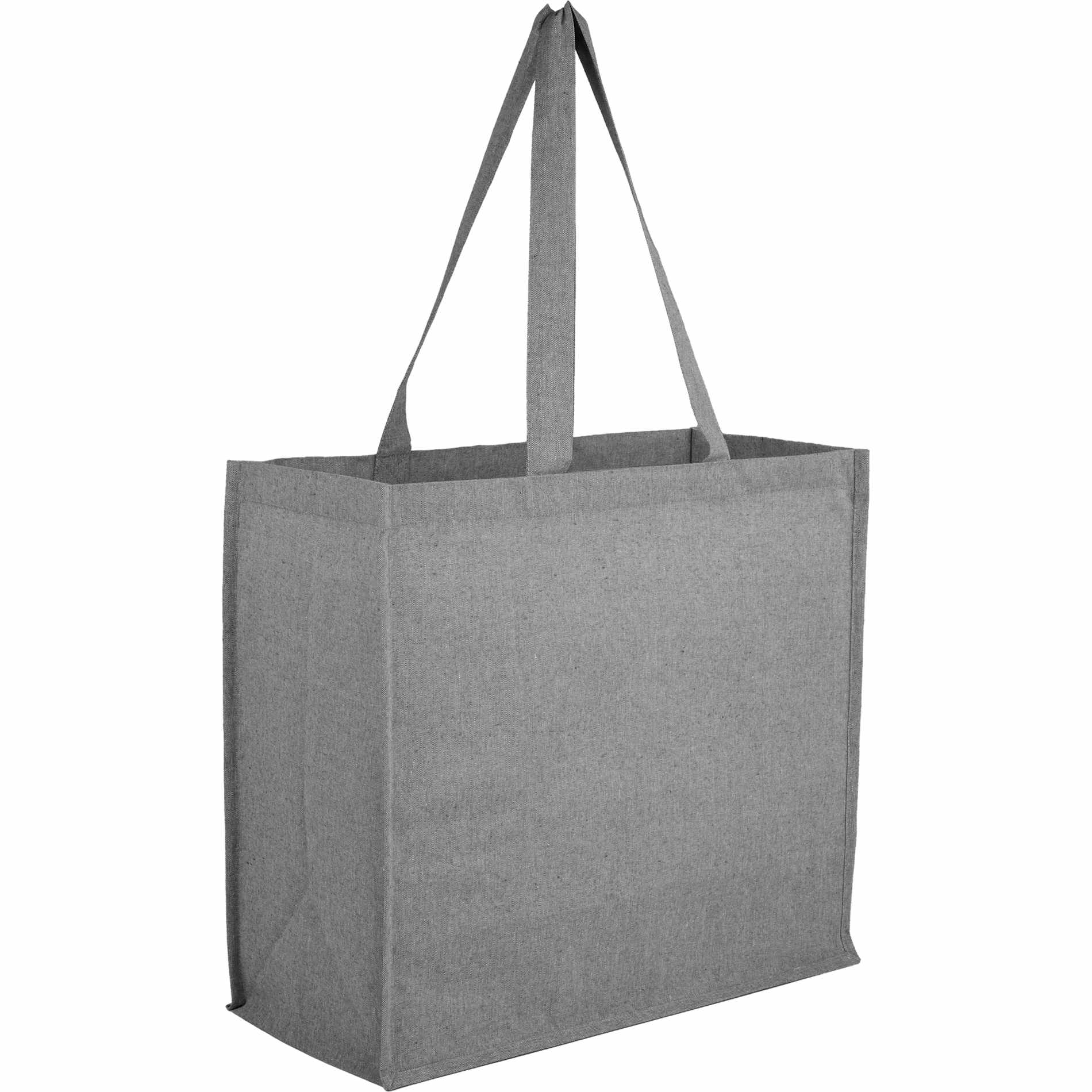 4oz Recycled Cotton Shopper Tote with Laminated 10