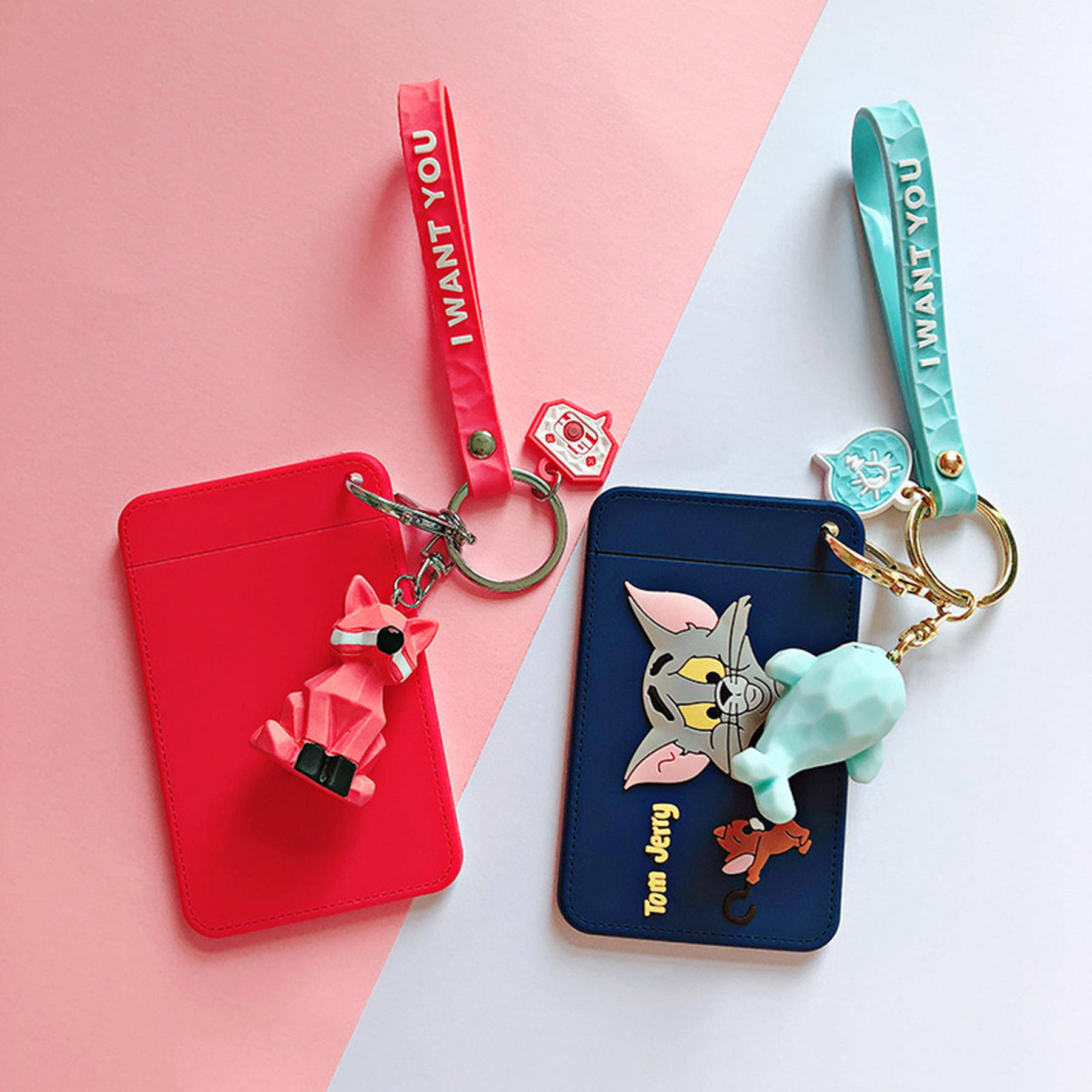 Silicone Card Holder With Keychain 3