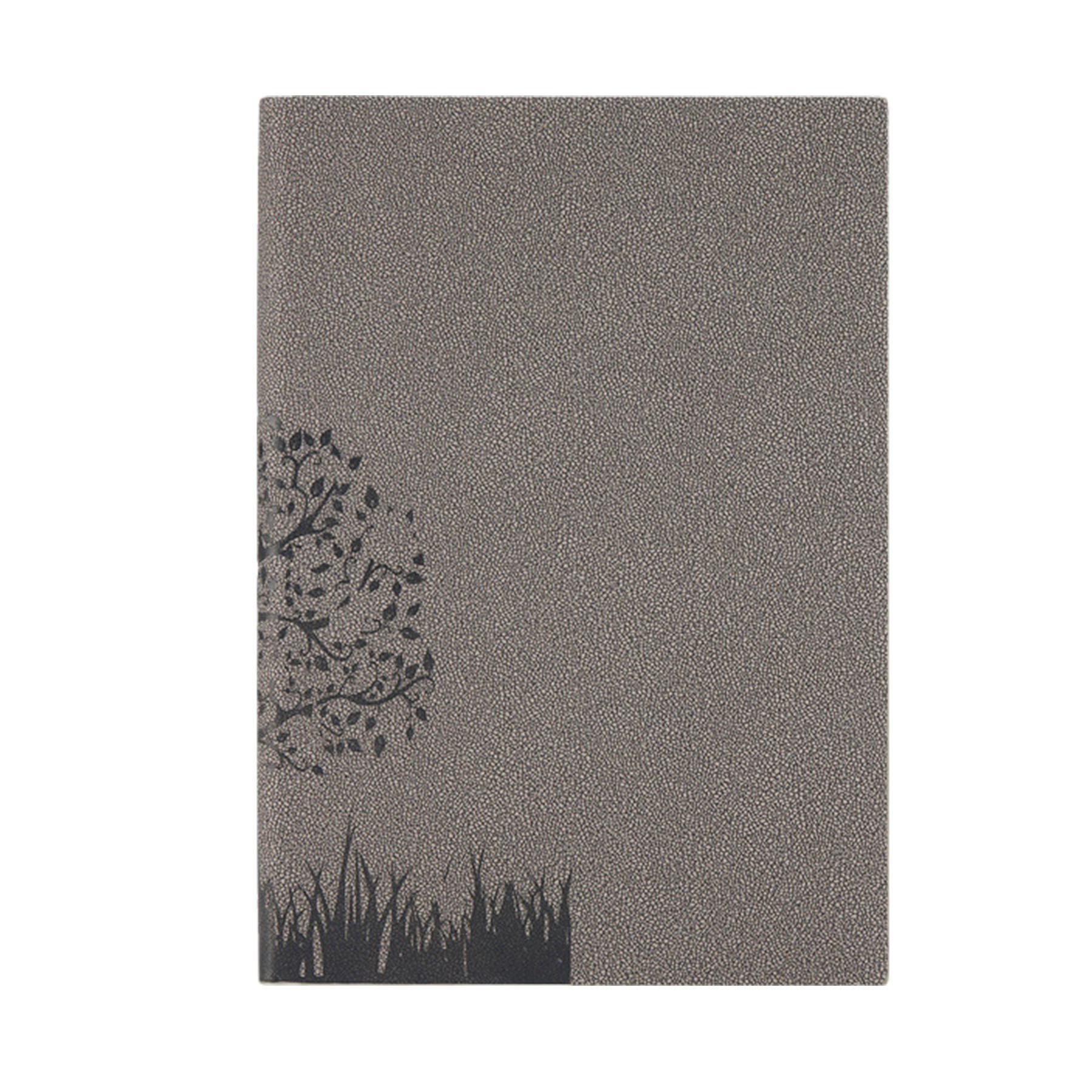 A5 Leather Business Notebook W/ Debossed Landscape Pattern 2