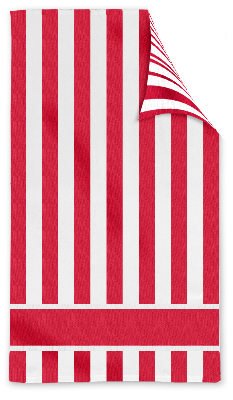 Double Sided Cabana Stripe Beach Towel 13