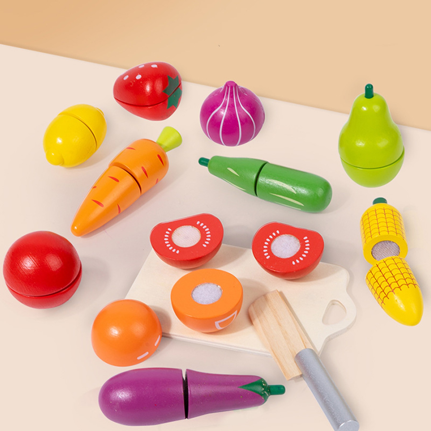 Wooden Kitchen Toys For Babies 4
