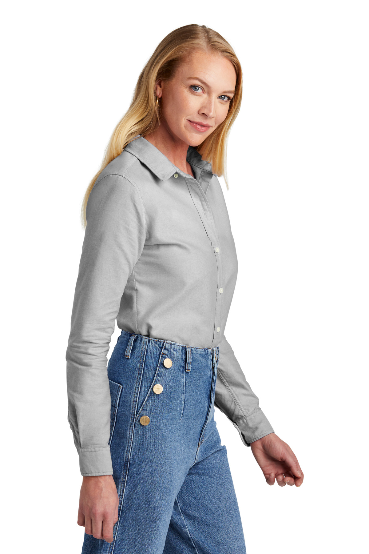 Brooks Brothers Women's Casual Oxford Cloth Shirt BB18005 18