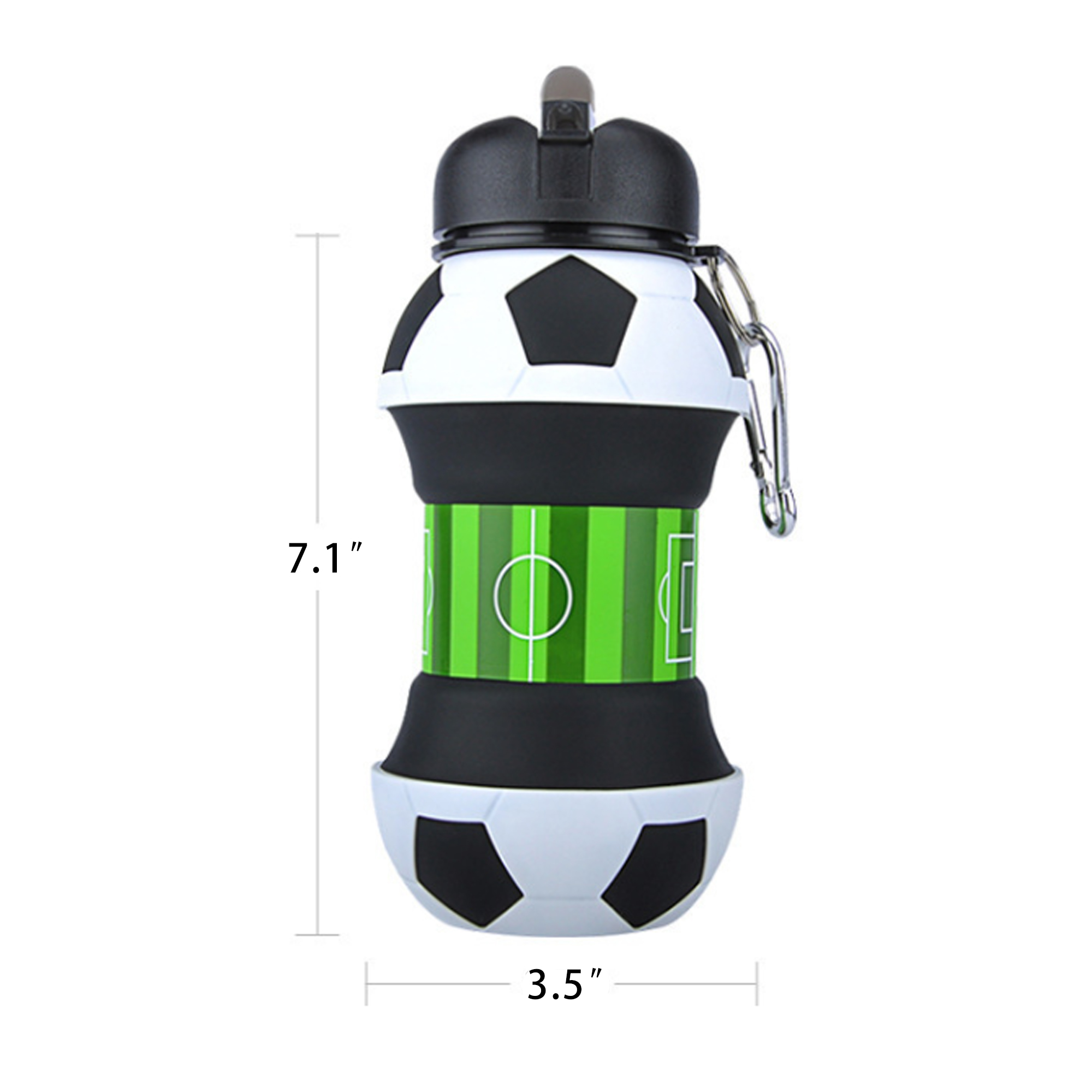 Collapsible Folding Silicone Water Bottle 2
