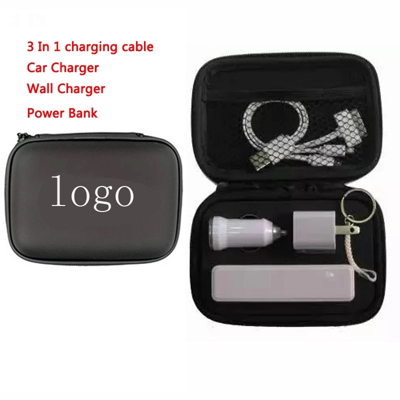 Power Bank with Wall and Car Charger Kit 2