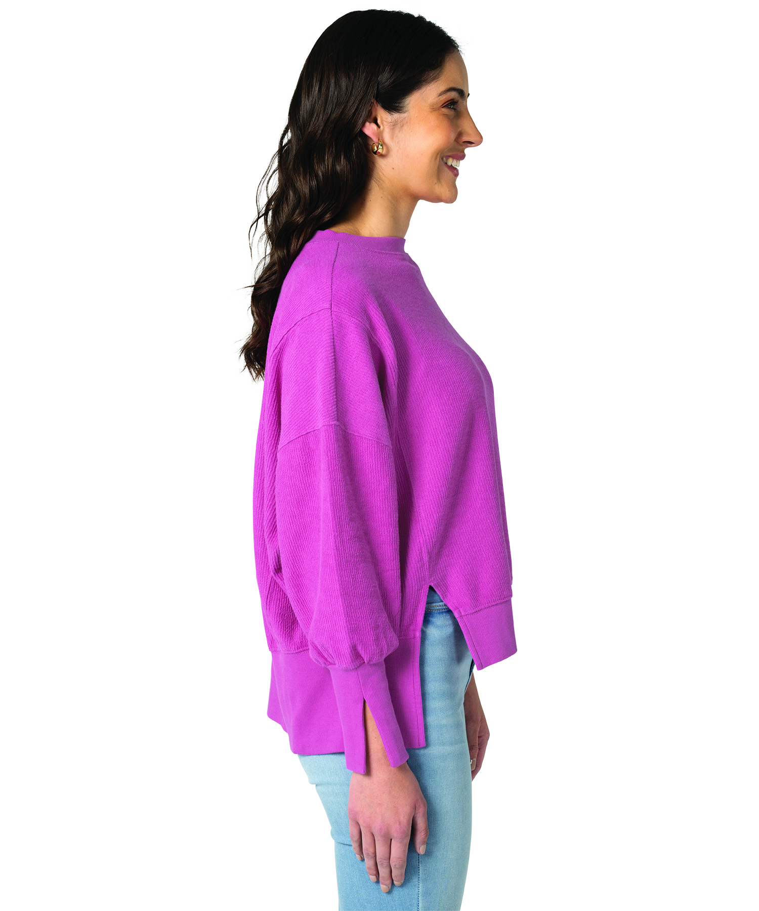 Women's Camden Spliced Crew Neck Sweatshirt 17