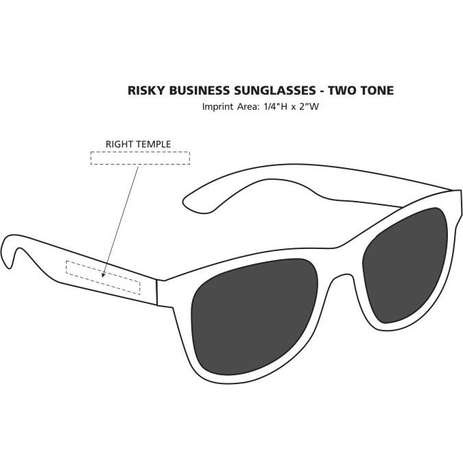 Risky Business Sunglasses - Two Tone 2