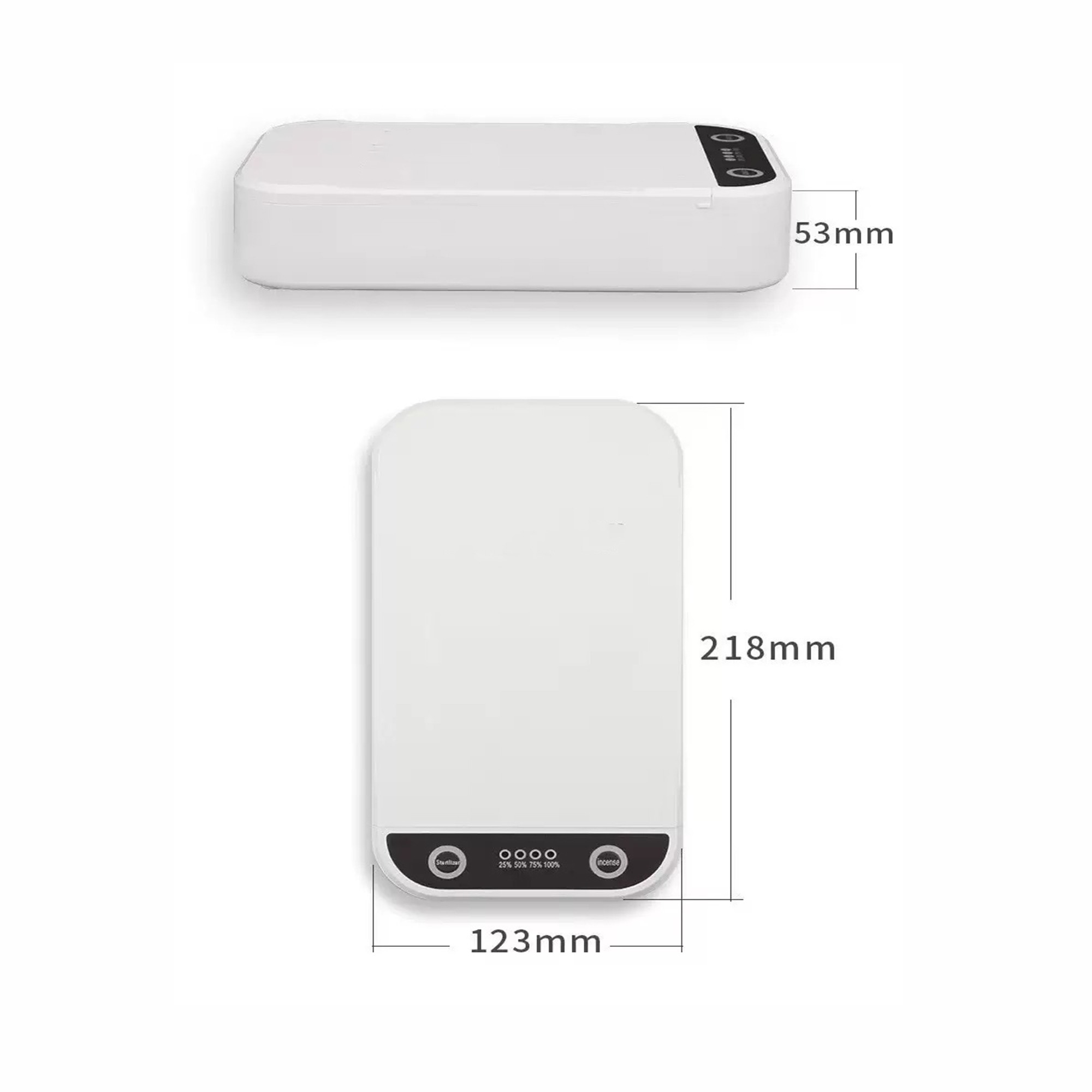 UV Light Phone Sanitizer Cleaner Case W/USB Wireless Chargin 2