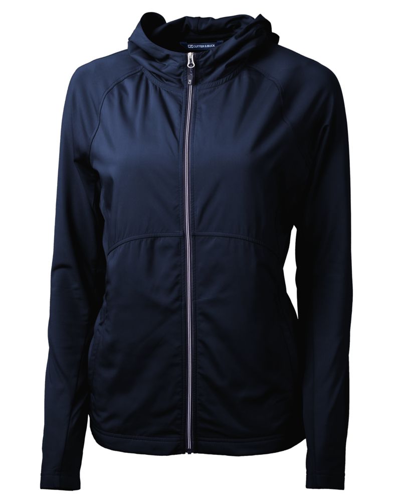 Cutter & Buck Adapt Recycled Soft Knit Stretch Womens Hybrid Full Zip Jacket 4