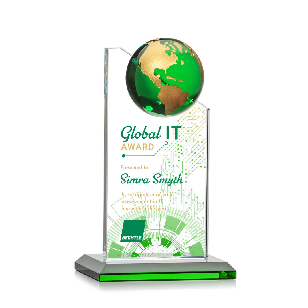 Arden VividPrint™ Award - Green/Gold 5